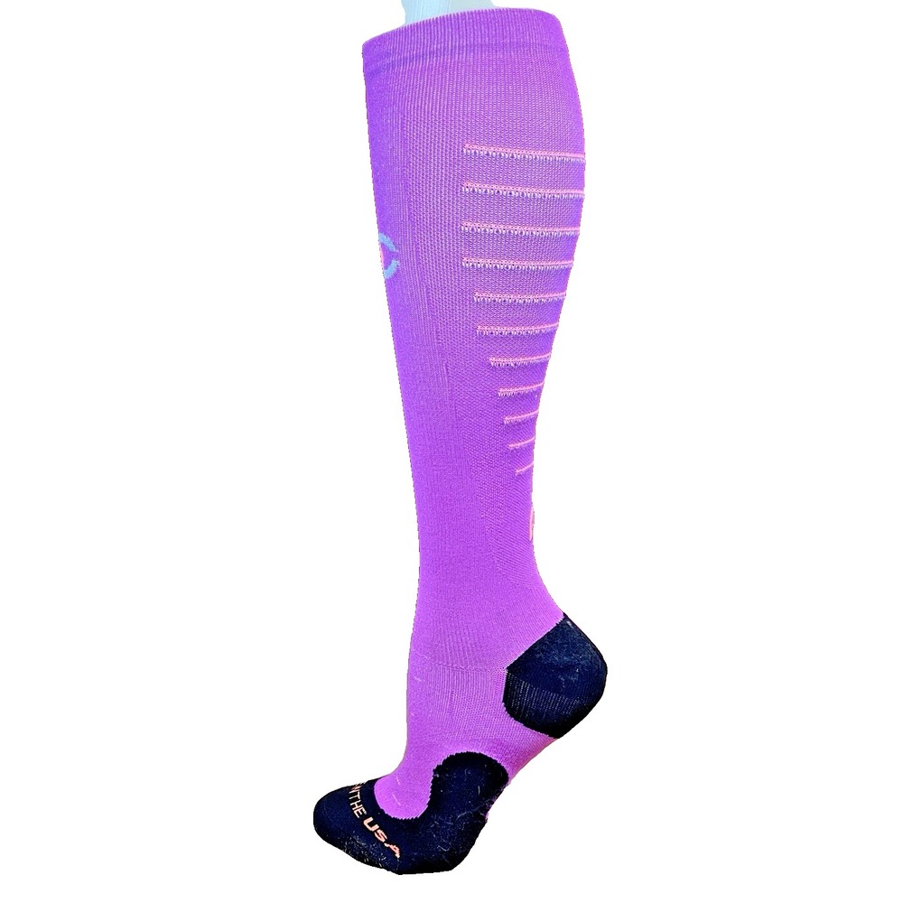 2 pack Pro Compression Elite Neon Berry OTC Compression Socks sz S/M